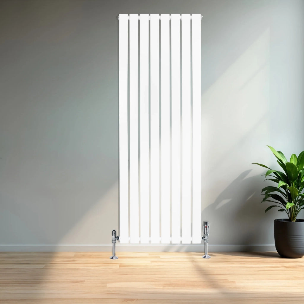 Radiatore Verticale Design Piatto Colonna Singola Bianco 1600x560 mm