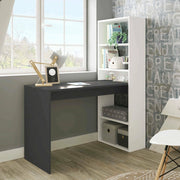 Ali, Scrivania 5 Ripiani, 120x53x144h cm Bianco