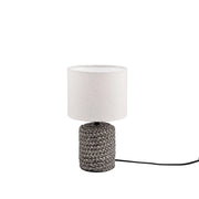 LAMPADA DA TAVOLO MALA E14 H.26CM BEIGE/MARRONE
