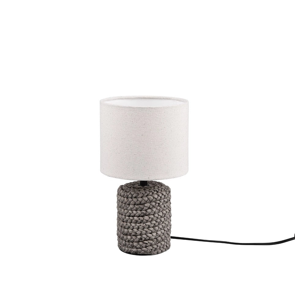 LAMPADA DA TAVOLO MALA E14 H.26CM BEIGE/MARRONE