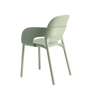 SET 4 POLTRONE HUG TECNOPOLIMERO DA POST CONSUMO INDUSTRIALE SCAB DESIGN - VERDE SALVIA 58