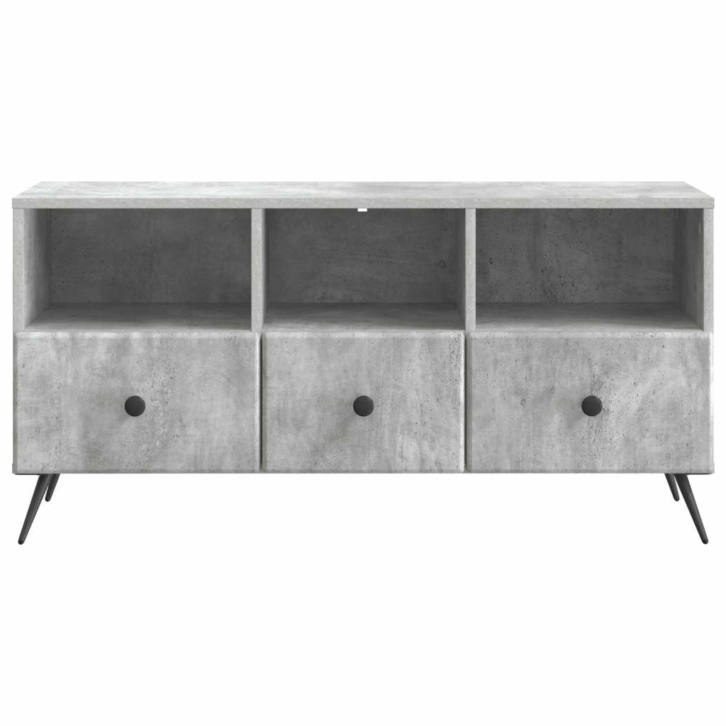 Mobile TV con cassetto Grigio Cemento 102 x 34,5 x 50 cm 895598