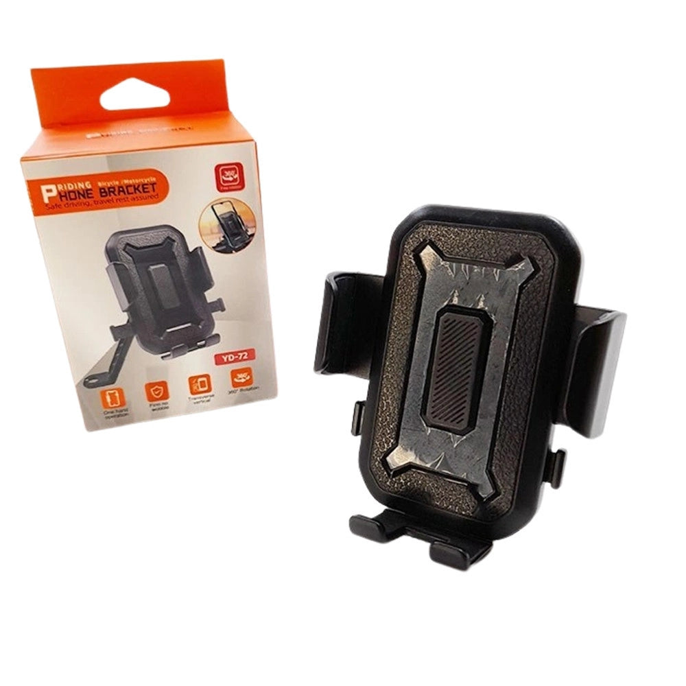 Trade Shop - Portacellulare Supporto Per Telefono Da Moto Biciclette Regolabile Rotazione Di 360° -