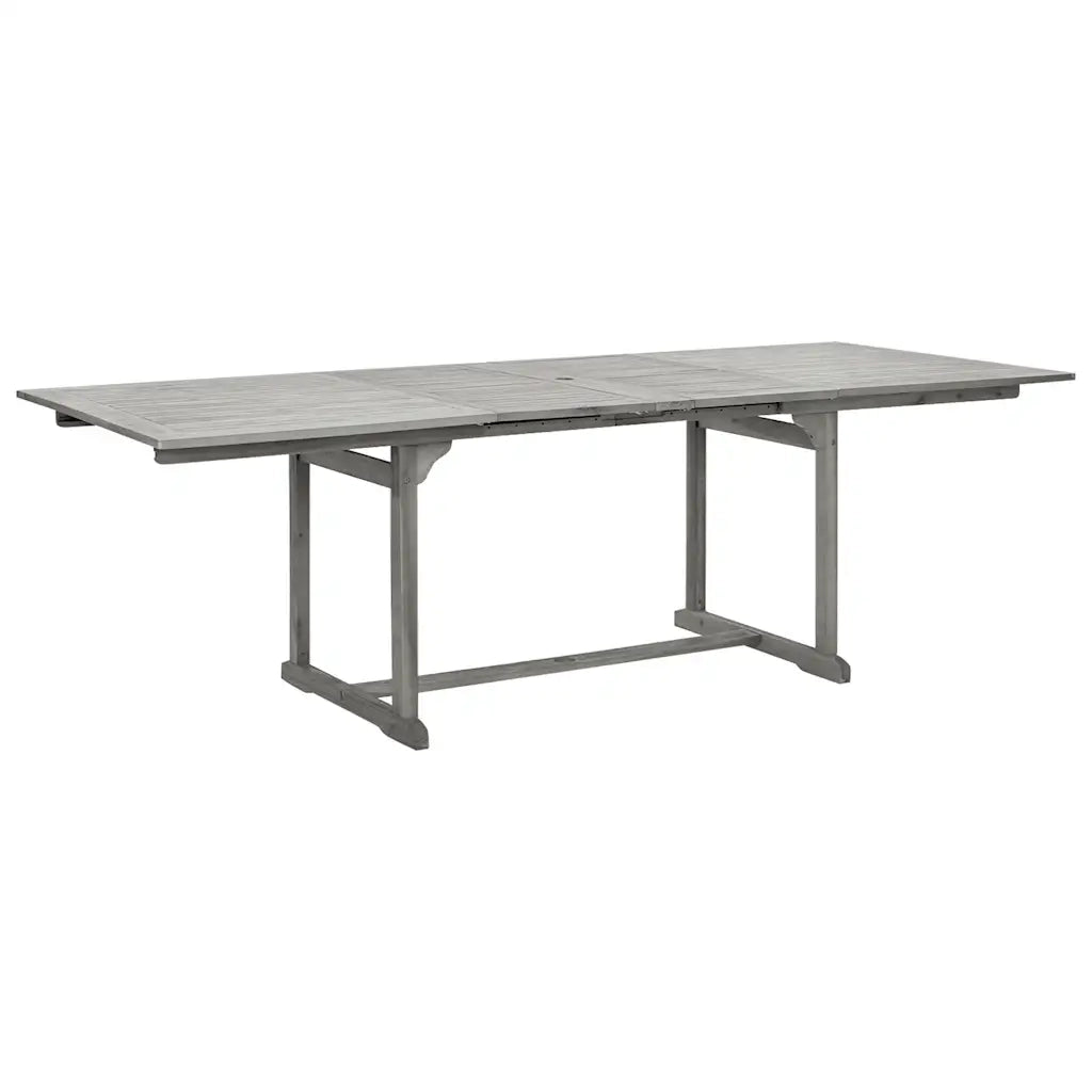 Tavolo da Pranzo per Esterni (160-240)x100x75cm Massello Acacia 316573