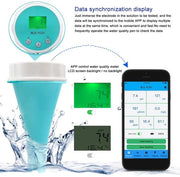 Testatore di acqua per piscine 6 in 1 - Connesso a Bluetooth - Salvataggio automatico dei dati - Adatto per l'acqua potabile - Modello...
