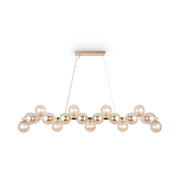 Lampadario Dallas Maytoni ottone 25 sfere vetro G9