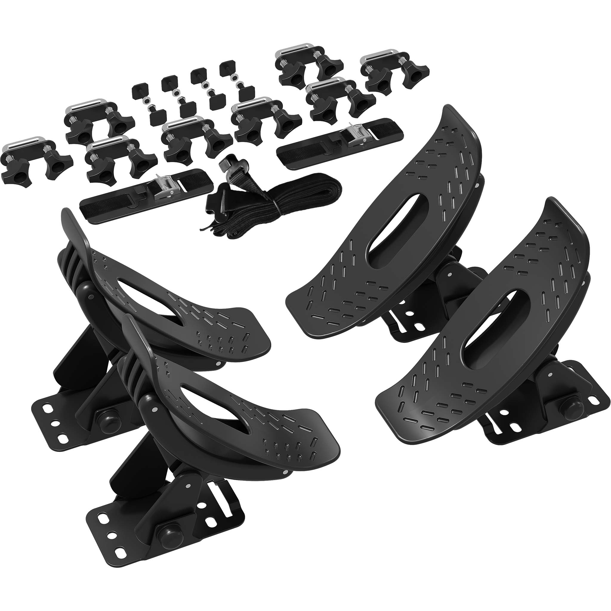 Porta kayak da auto Porta canoa 4 pezzi Supporto per tetto auto