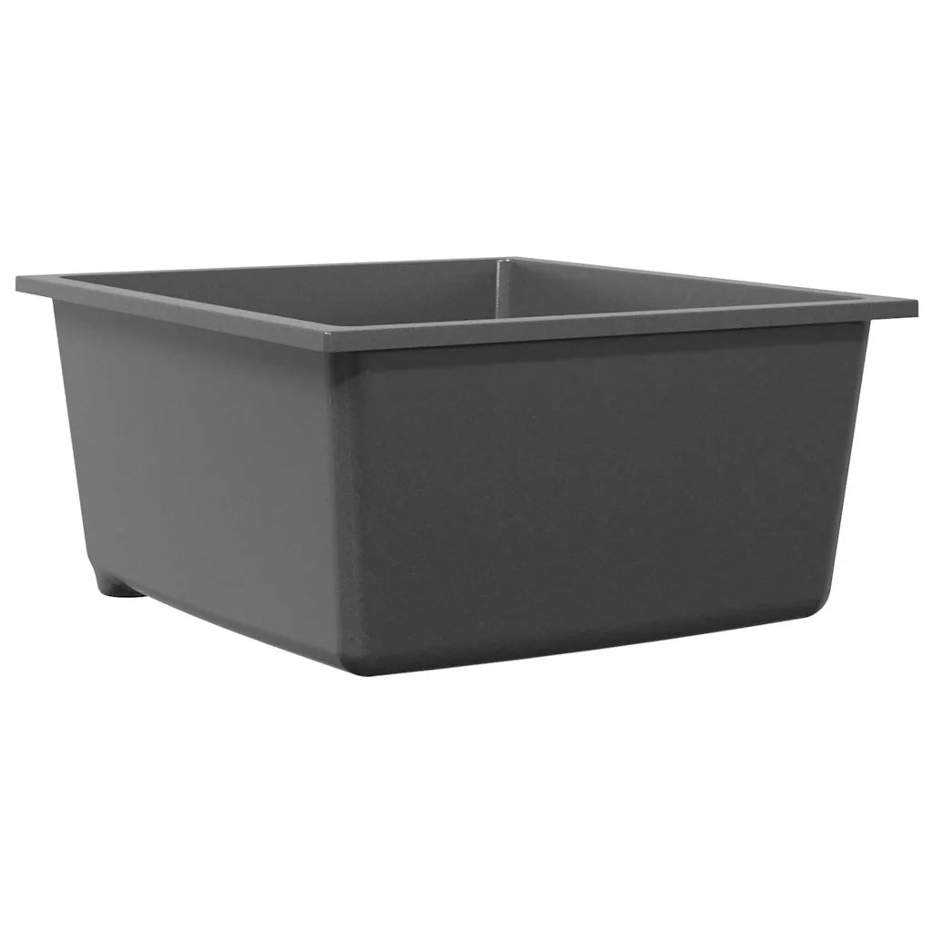 vidaXL Lavello da cucina Grigio 38 x 44 x 20 cm Granito