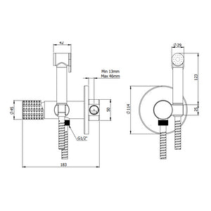 Miscelatore incasso per shut-off - serie Celebrity