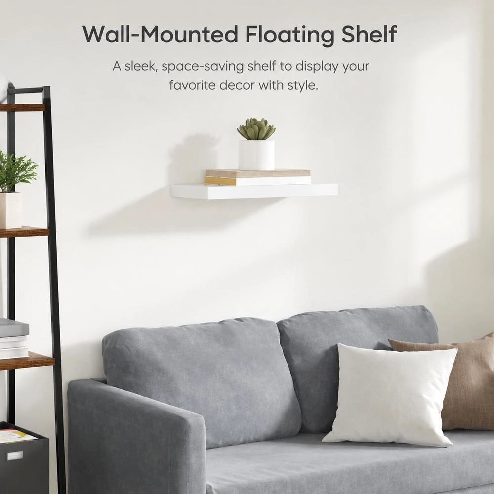 Floating Shelf, White, 50x23x3.8 Cm, MDF