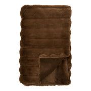 Plaid Galena, Marrone, Poliestere, 130x180x1 cm