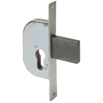 SERRATURA CANCELLO INFILARE 42122 CISA - B.Q ZINC F.MM 22 F.SAGOM SCR E.MM 30- 2 pezzi