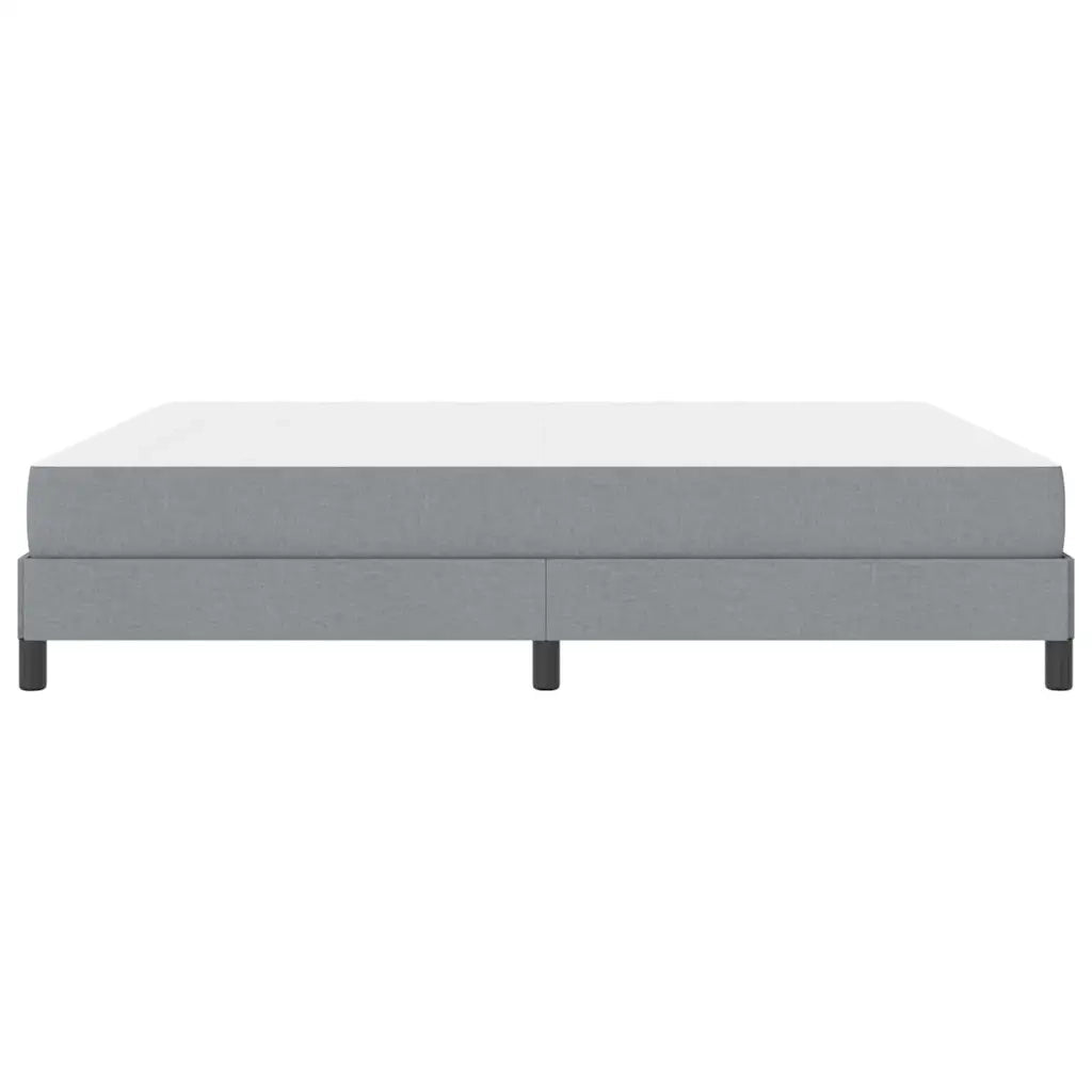 Letto a molle Grigio chiaro 180 x 200 cm Tessuto 3398507