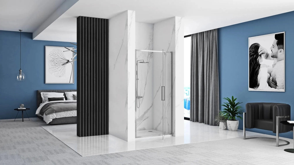 Porta Doccia Rea Rapid Swing Chrom 90