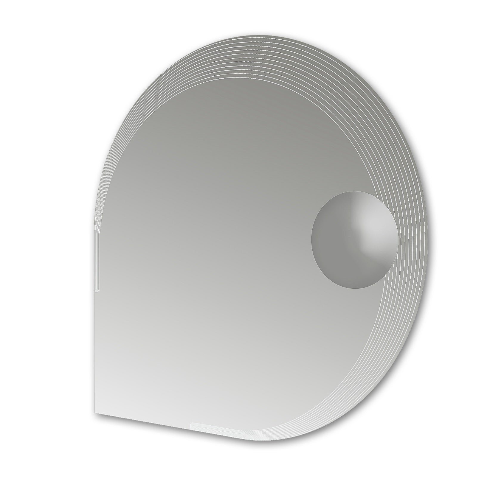 Specchio illuminazione led con specchio ingrandimento Made in Italy 45012