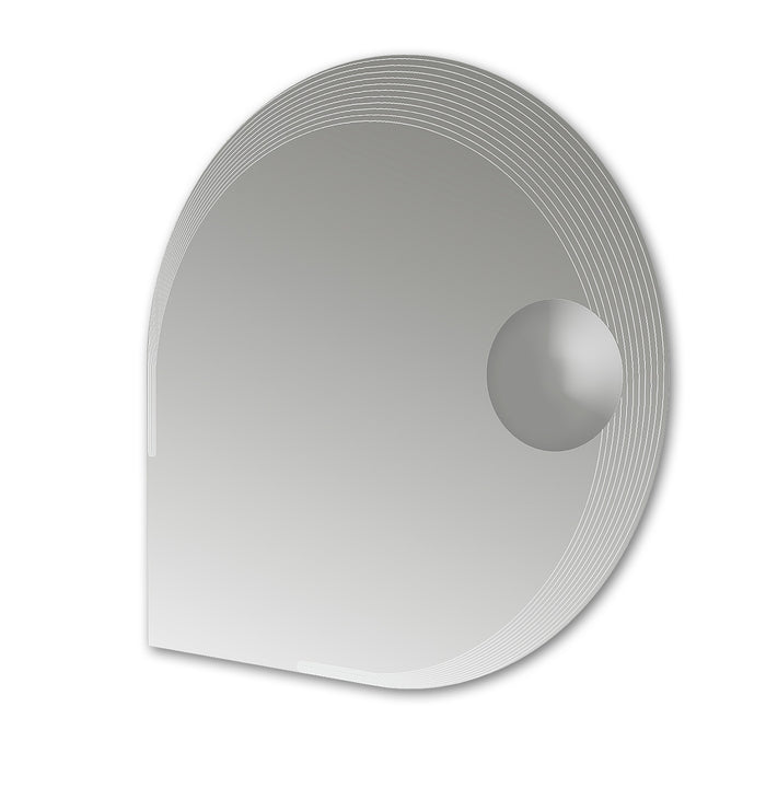 Specchio illuminazione led con specchio ingrandimento Made in Italy 45012