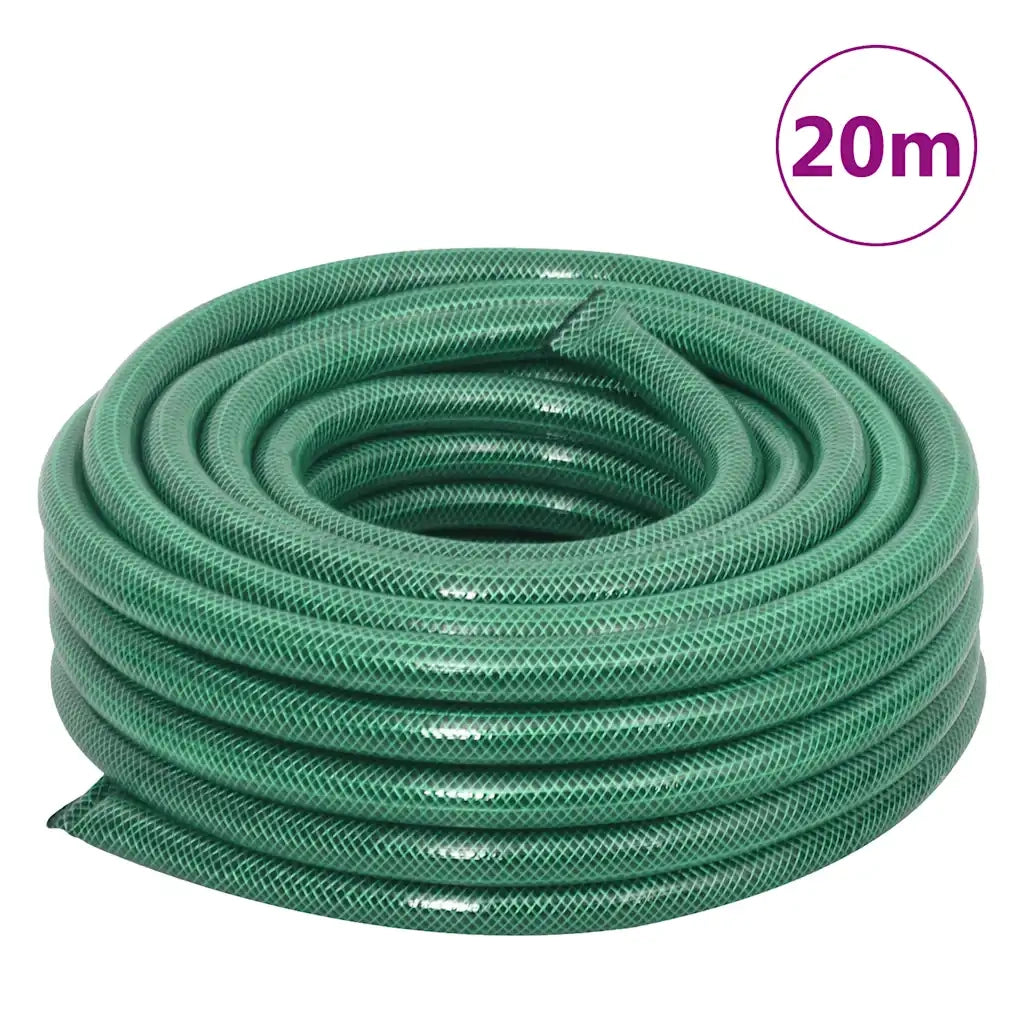 Avvolgitubo Autonomo Verde con Set Raccordi Tubo 0,75" 20 m PVC