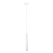 Lampada a sospensione tubo bianca REFLEX Pure Lume G9