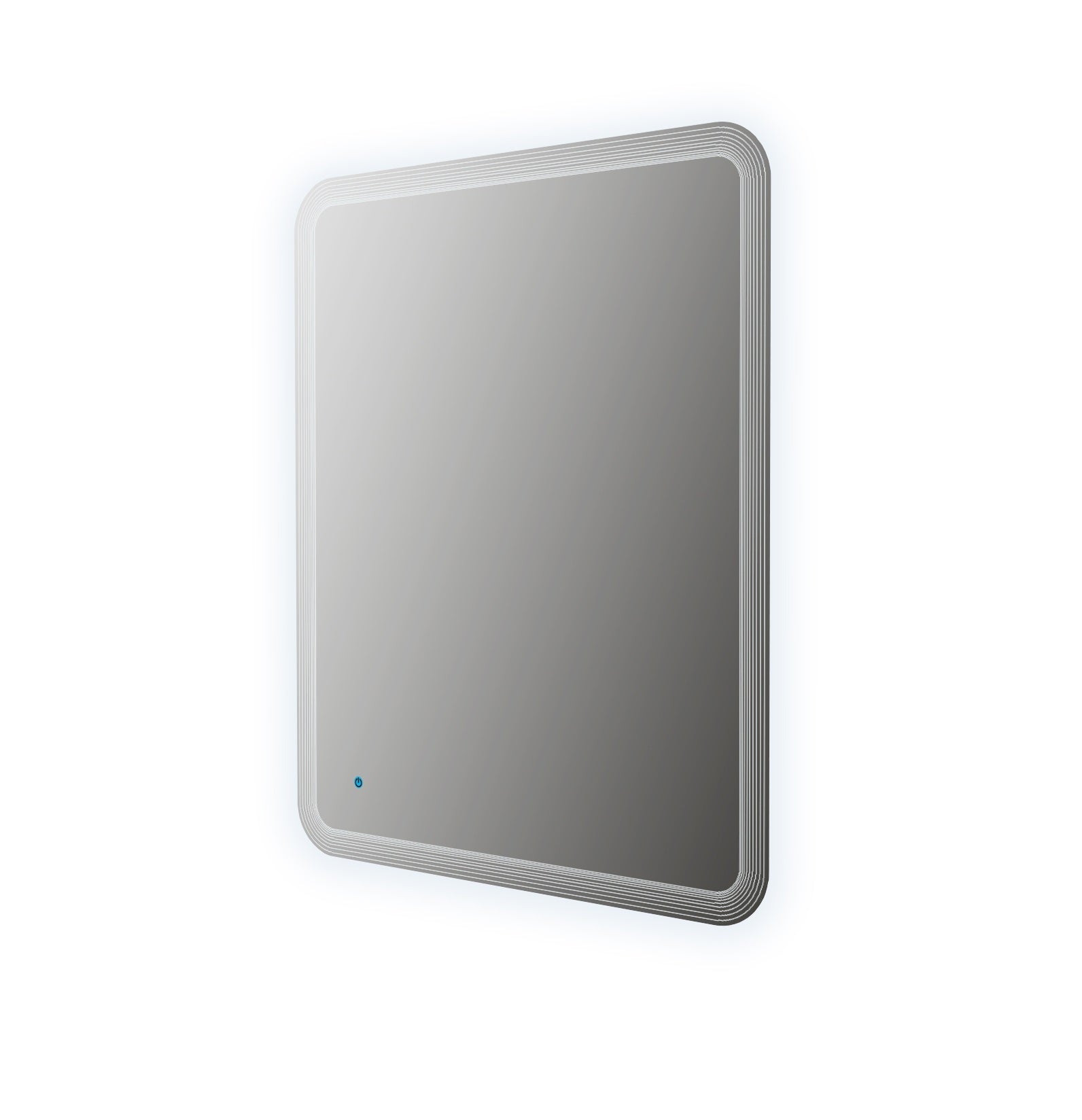 Specchio illuminazione led con disegno lavorato Made in Italy 45028