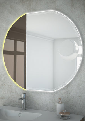 Specchio illuminazione led con specchio ingrandimento Made in Italy 45029