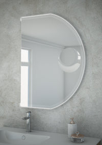Specchio illuminazione led con specchio ingrandimento Made in Italy 45029