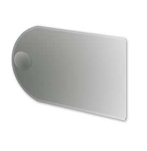 Specchio illuminazione led con specchio ingrandimento Made in Italy 45030