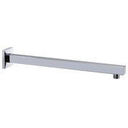 Braccio supporto doccia quadrato braccio per soffione doccia braccio per soffione doccia interno bagno acciaio inox 201 argento 30 cm 02_0003281