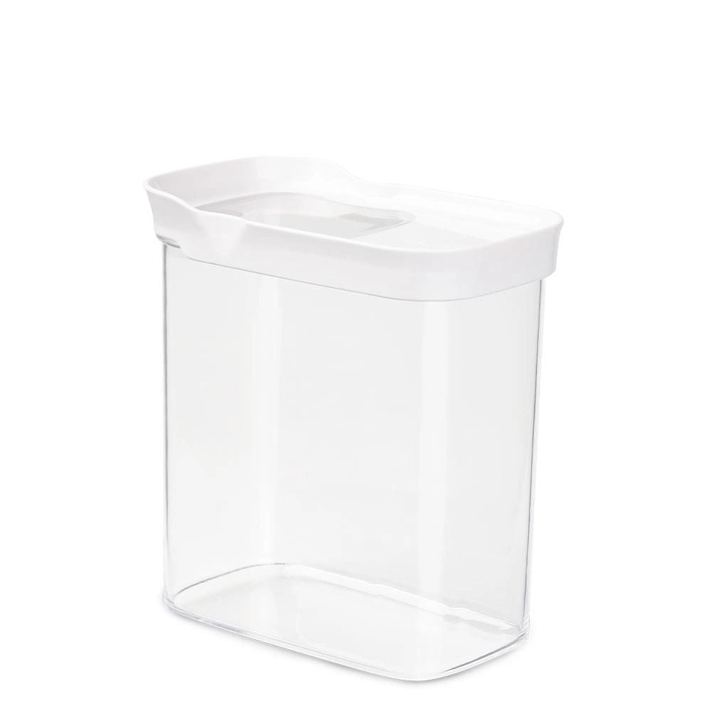 EMSA Optima Rettangolare Contenitore 1,6 L Trasparente, Bianco 1 pz