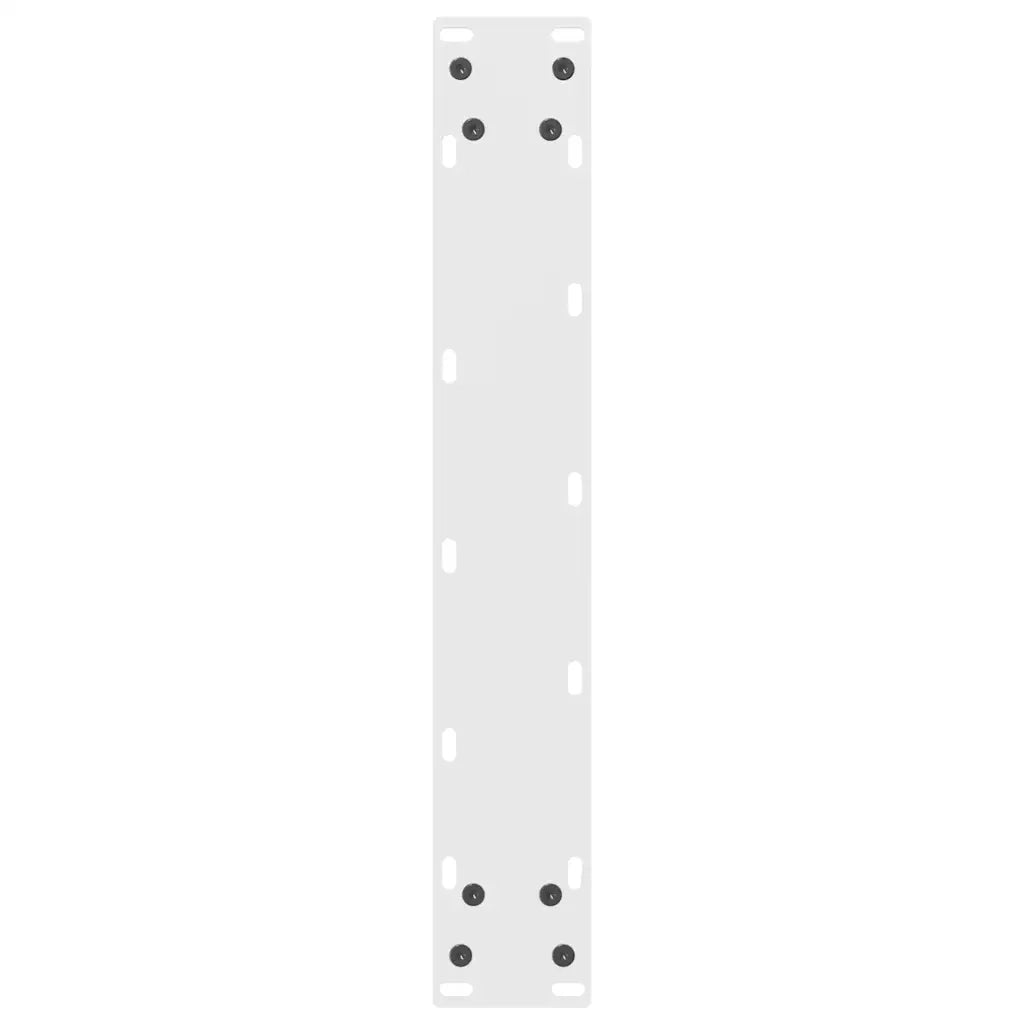 Gambe per tavolo da bar bianche 2 pz 40x(90-91) cm in acciaio 4013325