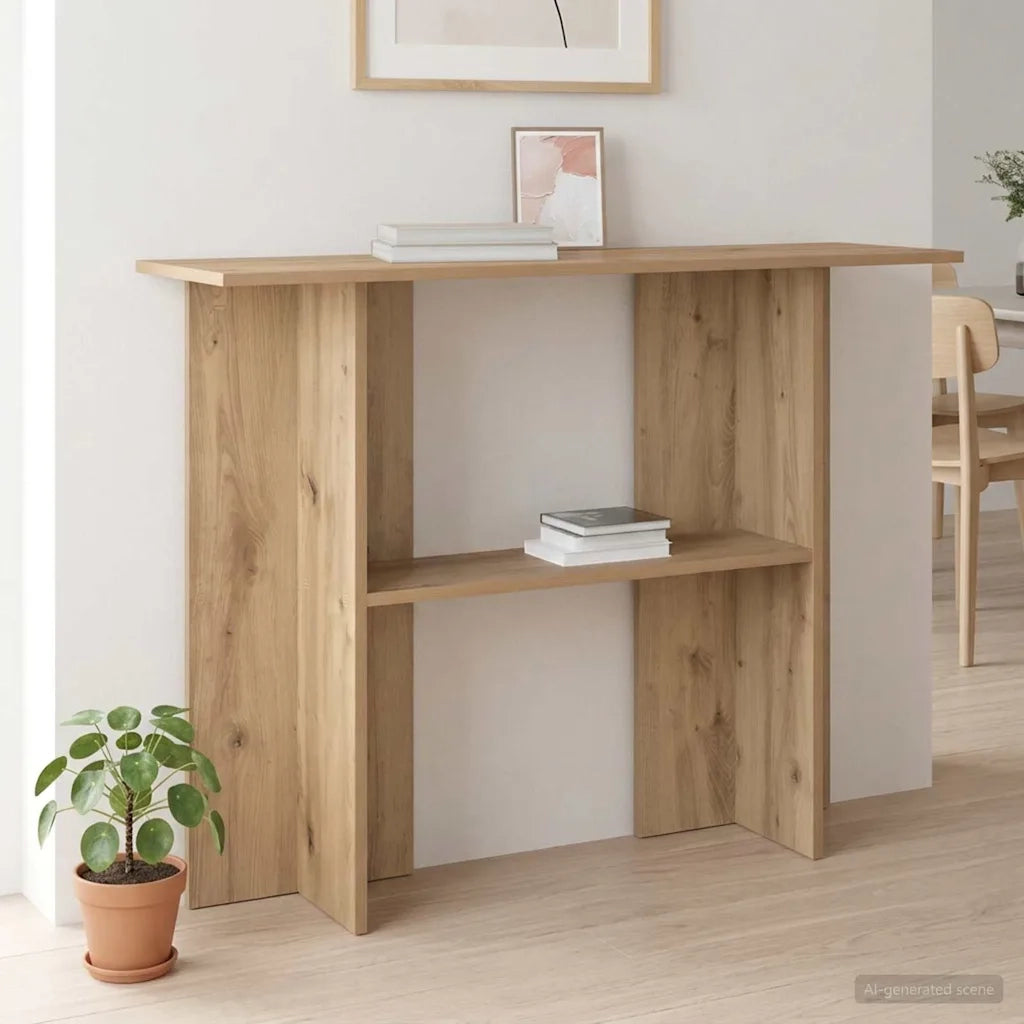 Tavolo consolle Rovere Artigianale 100 x 30 x 75 cm