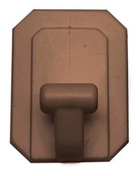 gancio gigante plastica adesivo marrone cod:ferx.4503