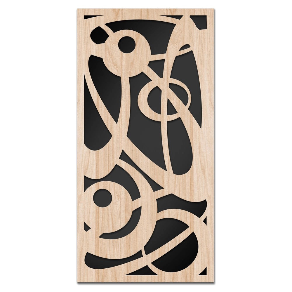 INTERSTELLAR - Quadro arredo LASERCUT composito Legno e PVC Misura: 50x100 cm