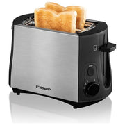 Cloer 3419 tostapane 2 fetta/e 900 W Nero, Acciaio inossidabile