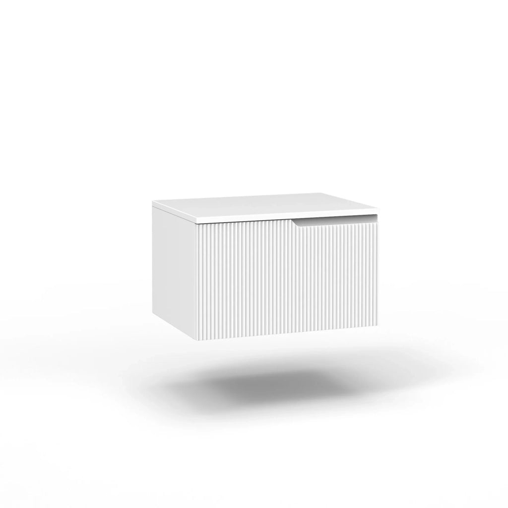 Base con top 1 cestone VENERE bianco opaco