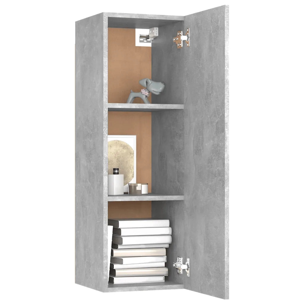 Mobile TV Grigio Cemento 30,5x30x90 cm in Truciolato cod mxl 18922