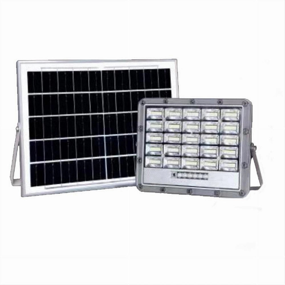 Trade Shop - Faro Led Pannello Solare 100w Luce Fredda Telecomando Indicatore Carica Tk08-100w -