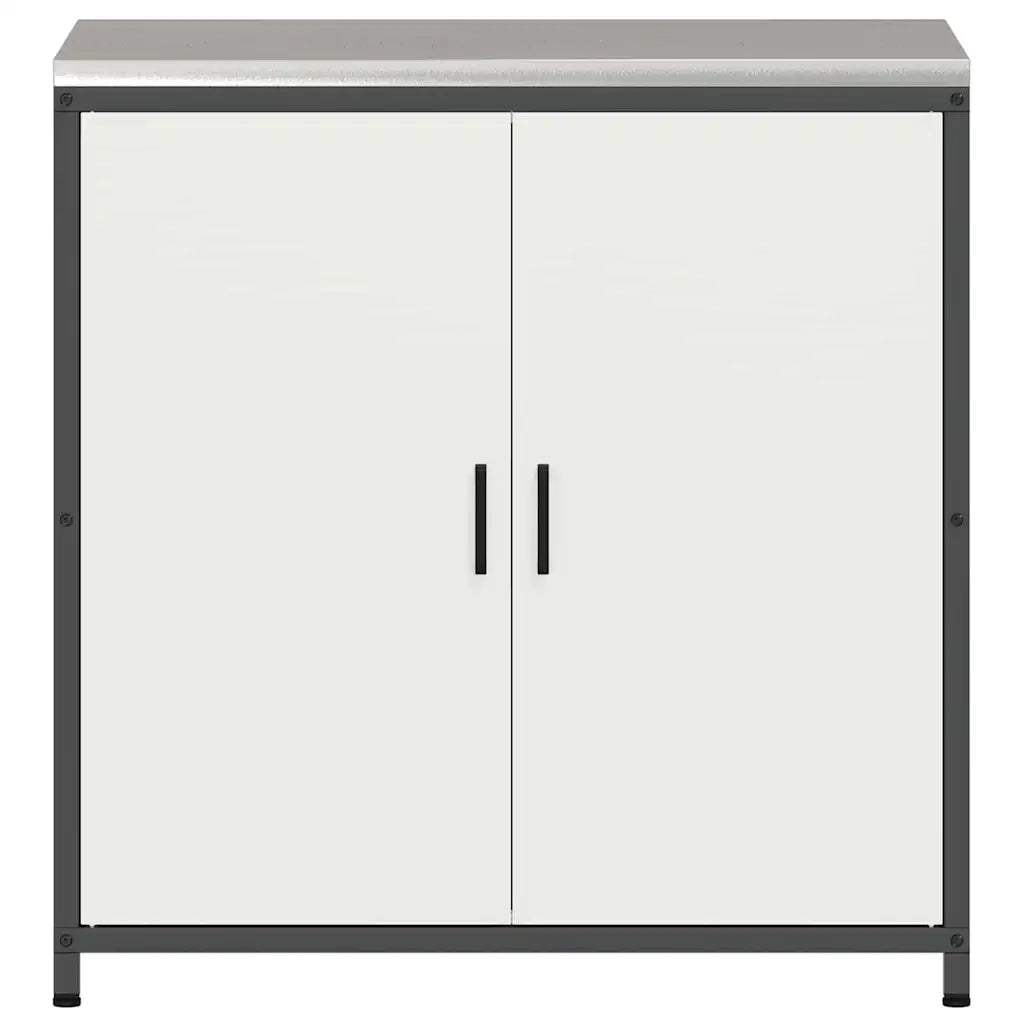 Stoccaggio in cucina con porta Bianco 60 x 50 x 92 cm Acciaio