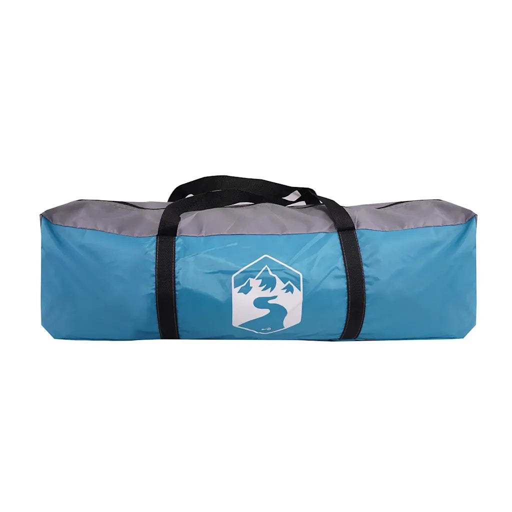 Tenda da Campeggio a Cupola per 4 Persone Blu Impermeabile 94700