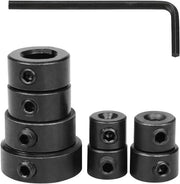 Stop di profondità 8 pezzi - Limitatori di profondità - Acciaio di carbonio - Corrosione resistente - Resistente al calore - Precisione di profondità precisa. - Limitatore di profondità per trapano