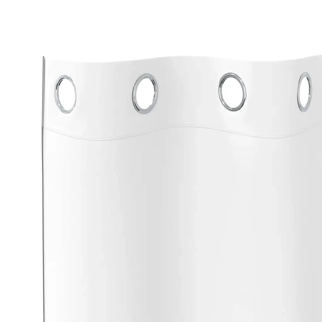 Tende Blackout con Anelli 2 pz Bianco Puro 175 x 140 cm 4107384