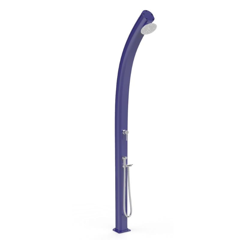 Doccia Solare In Alluminio Jolly 25 Litri Top Line Con Miscelatore E Doccetta Colore Zaffiro Cv-A540-Tl/5600