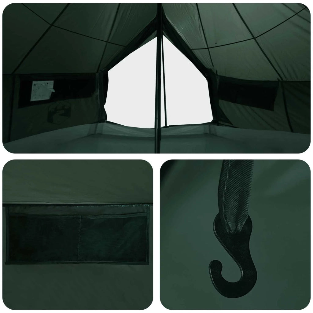 Tenda Tipi con tetto Verde militare 800 x 800 x 430 cm 42028718