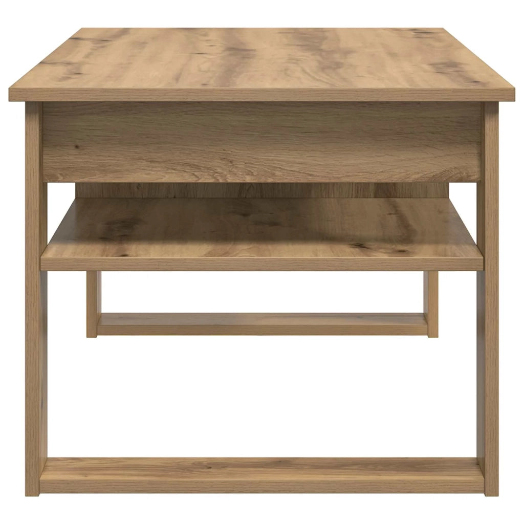 Tavolino da salotto Rovere artigianale 96 x 54 x 44 cm