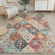 Tappeto a fiori - stile boho - 1 pezzo - 160 x 230 cm