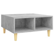 Tavolino da salotto | Tavolino da caff¨¨ | Tavolino da Soggiorno Grigio Cemento 60x60x30cm Legno Multistrato