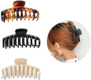 Kit di 3 clip per capelli - Antiscivolo - Morbido e comodo - Materiale leggero e duraturo - Adatto per donne e ragazze