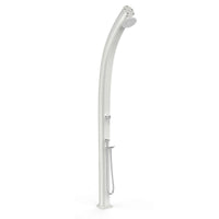 Doccia Solare In Alluminio Jolly 25 Litri Top Line Con Miscelatore E Doccetta Colore Perla Bianca Cv-A540-Tl/9400