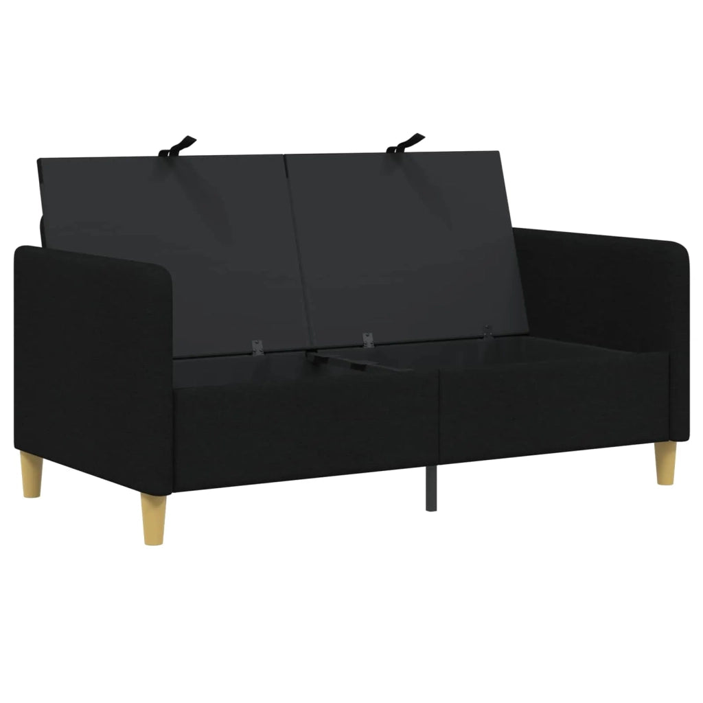 Divano con Storage Nero 152 x 78 x 87 cm Poliestere 42036921