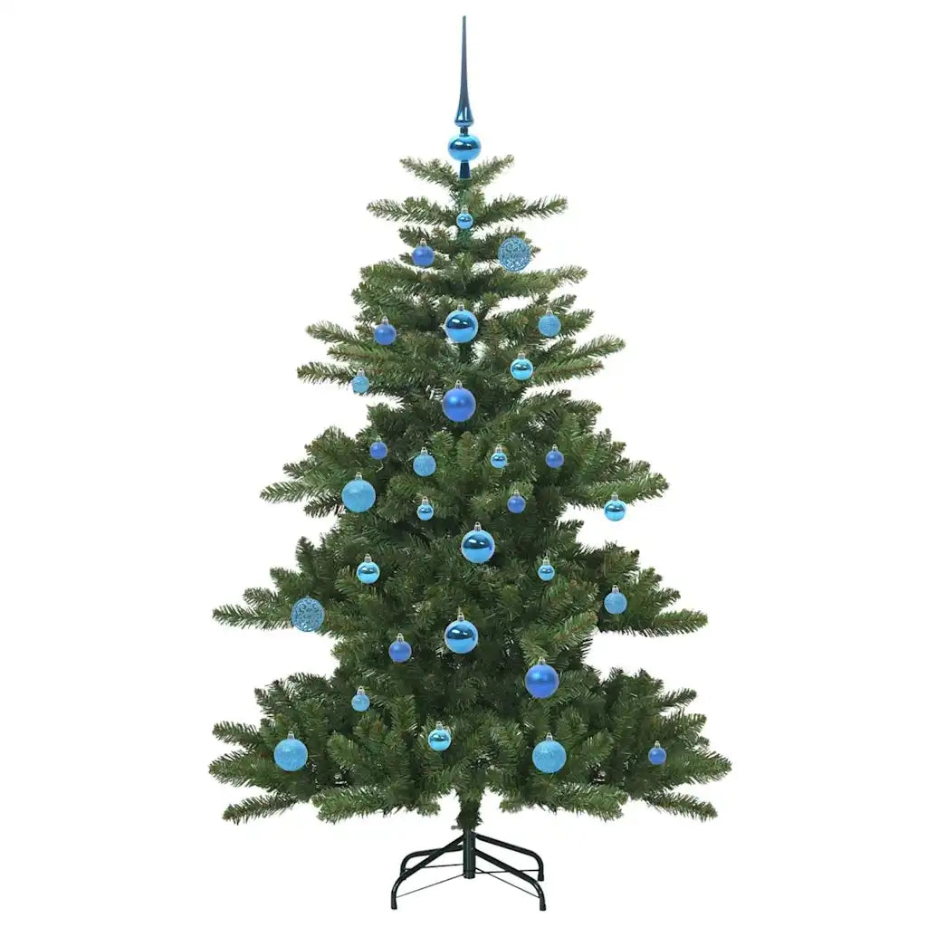 Albero di Natale Artificiale con Rami Pieghevoli Verde 150 cm