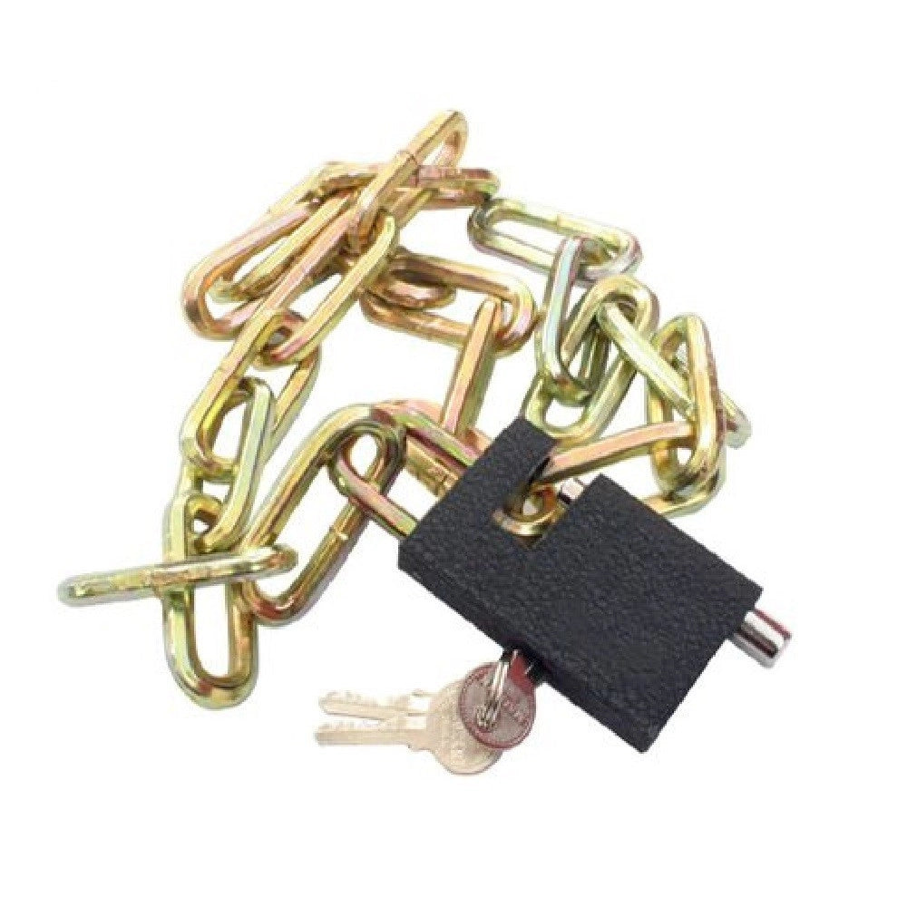 Trade Shop - Catena Antifurto Con Lucchetto Blocco Per Bici Bicicletta Scooter Moto 1mt 92619 -